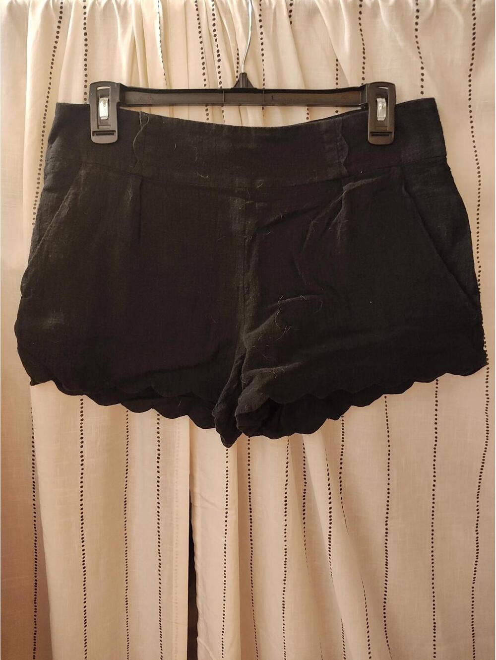Lucca Couture - black Shorts size L - See Pics For Style
